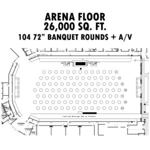 arena floor blueprint design graphic