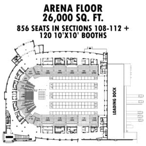 arena floor blueprint design graphic