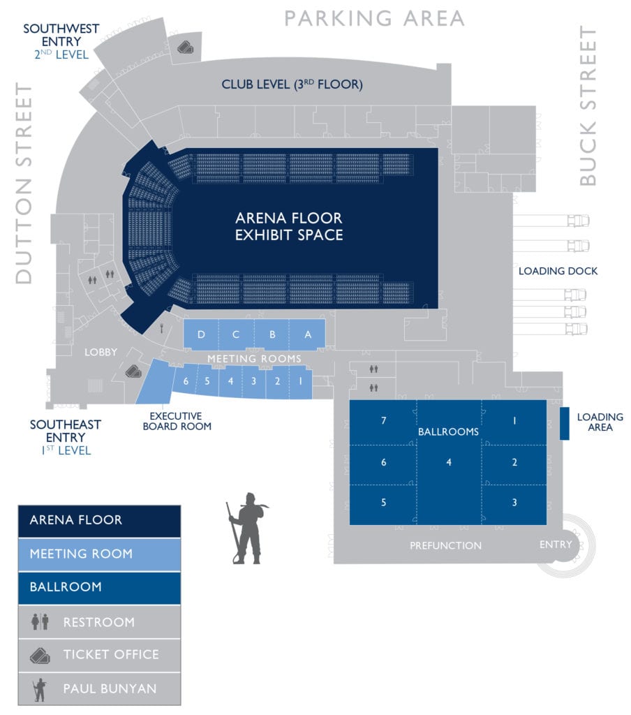 Bangor Auditorium Seating Chart