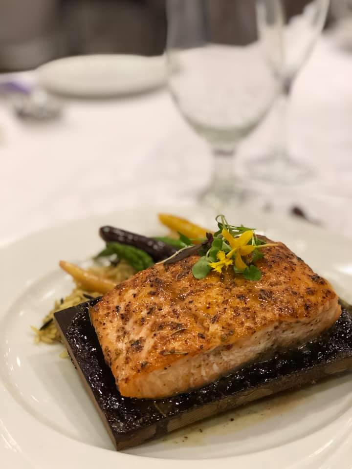 wedding food salmon photo