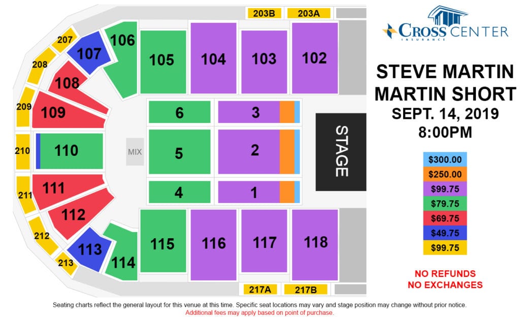 Bangor Waterfront Seating Chart