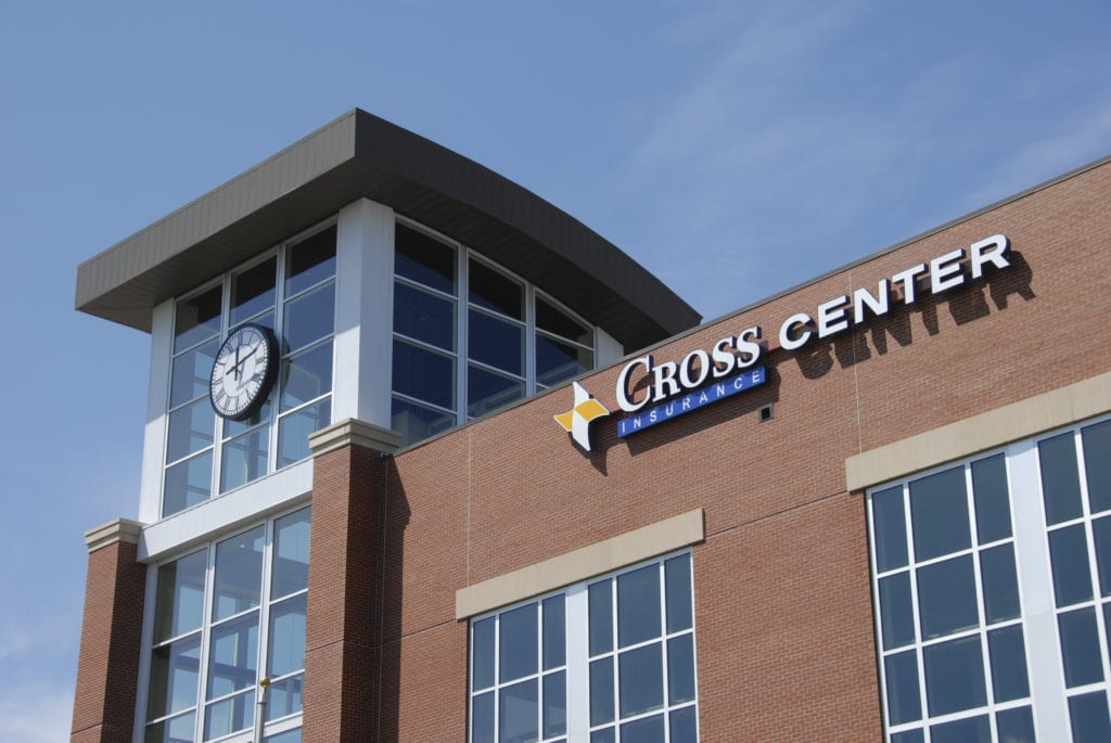 external photo of cross insurance center