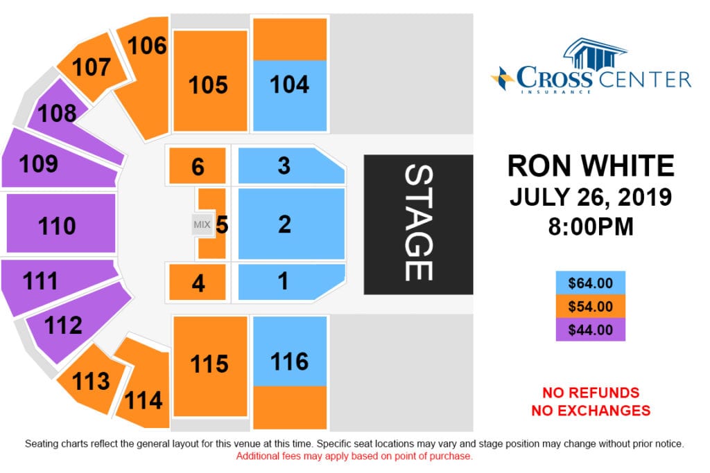 Bangor Waterfront Seating Chart