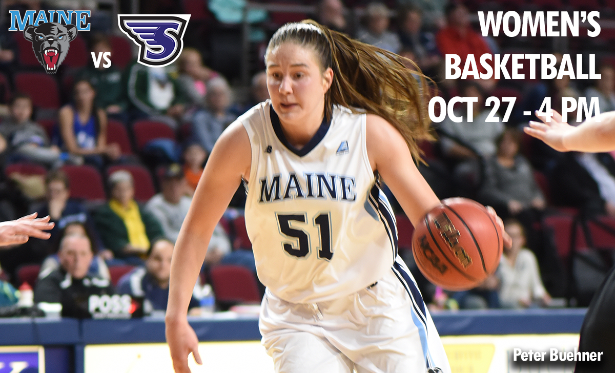 photo maine womens basketball player maine vs stonehill