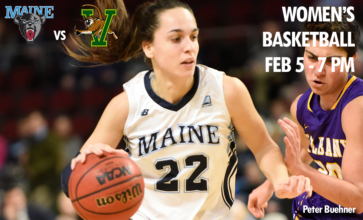 photo maine womens basketball player maine vs vermont