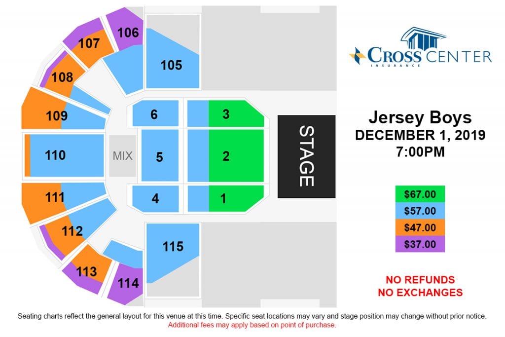 Jersey Boys Broadway Seating Chart