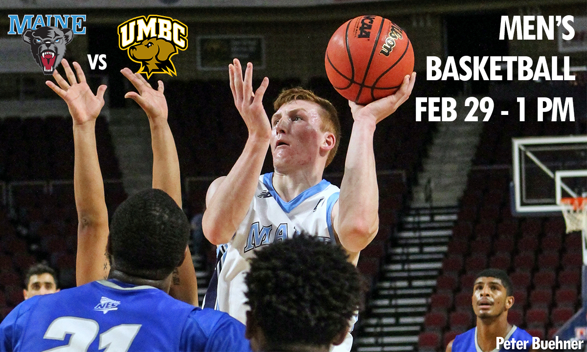 photo maine mens basketball player maine vs umbc