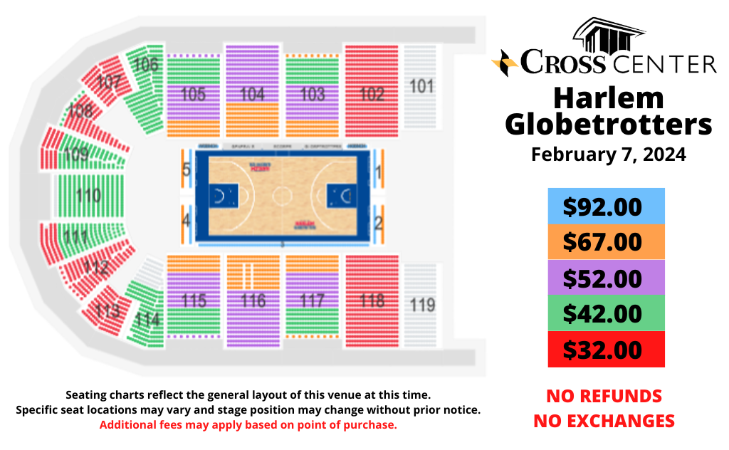 Harlem Globetrotters 2024 World Tour Cross Insurance Center